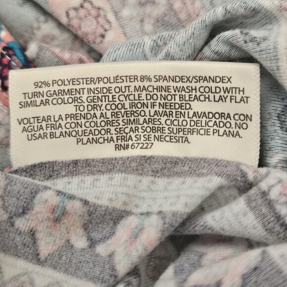 Multicolor Elephant Print Sleeveless Shift Dress Size Medium - Picture 6 of 6